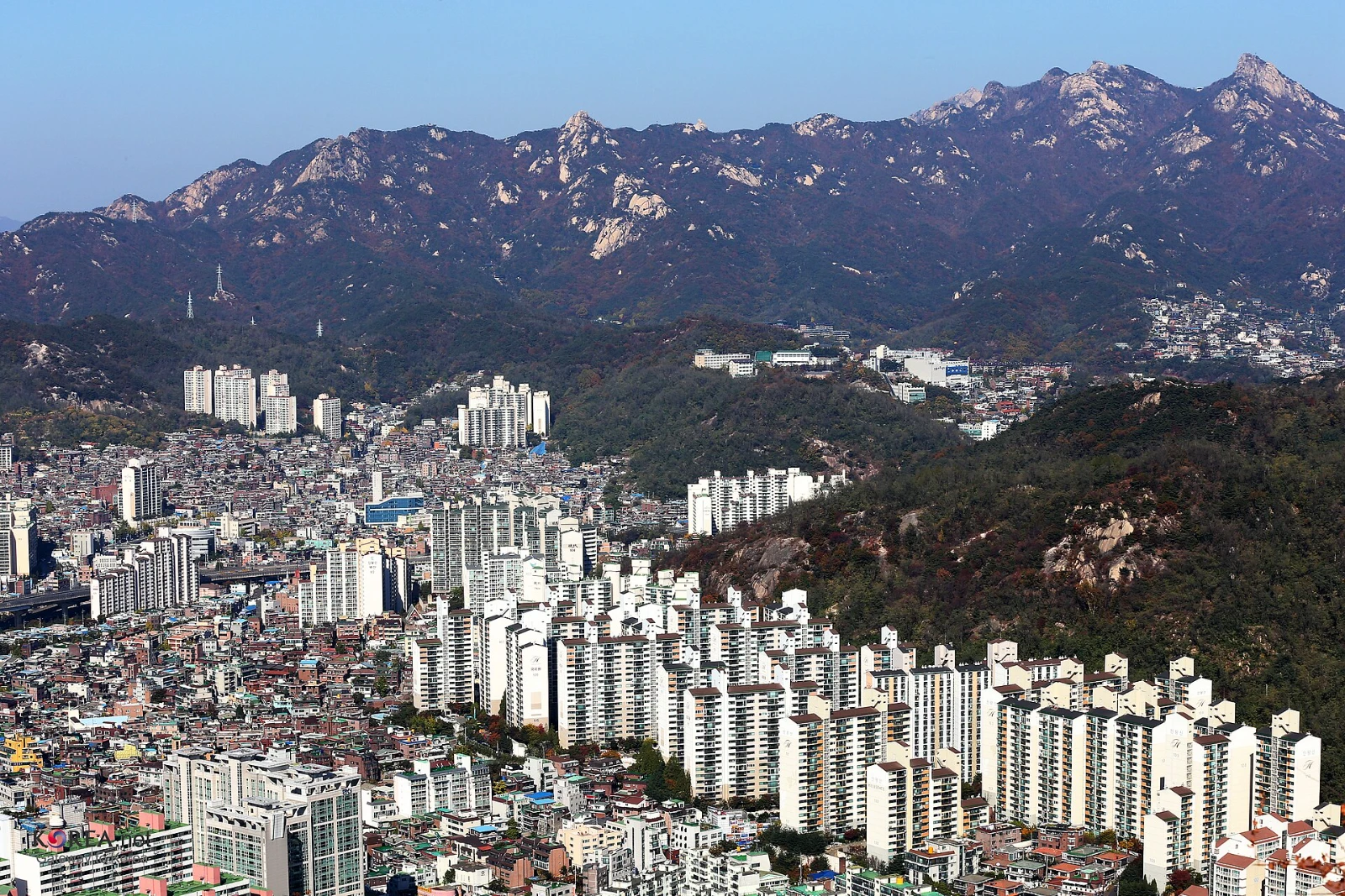 가을 서울 거리
